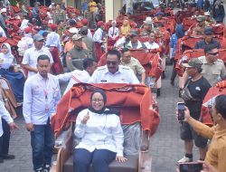 SALURKAN BECAK LISTRIK BANTUAN PRESIDEN, BUPATI” MENDUKUNG PEREKONOMIAN MASYARAKAT”